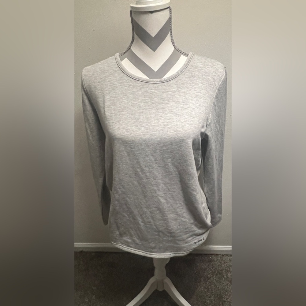 BearPaw Fleece Lounge Gray Sweater Size‎ M